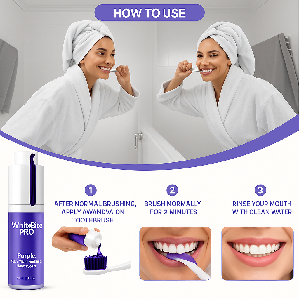 White Bite Pro – ProBright Purple Whitening Paste (30ml)